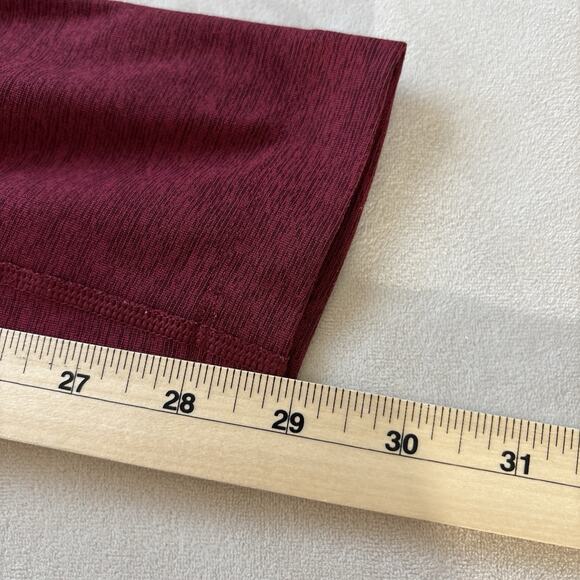 Outdoor Voices Tri-Tone Leggings Womens Small Colorblock 7/8 Navy Maroon - Picture 7 of 8